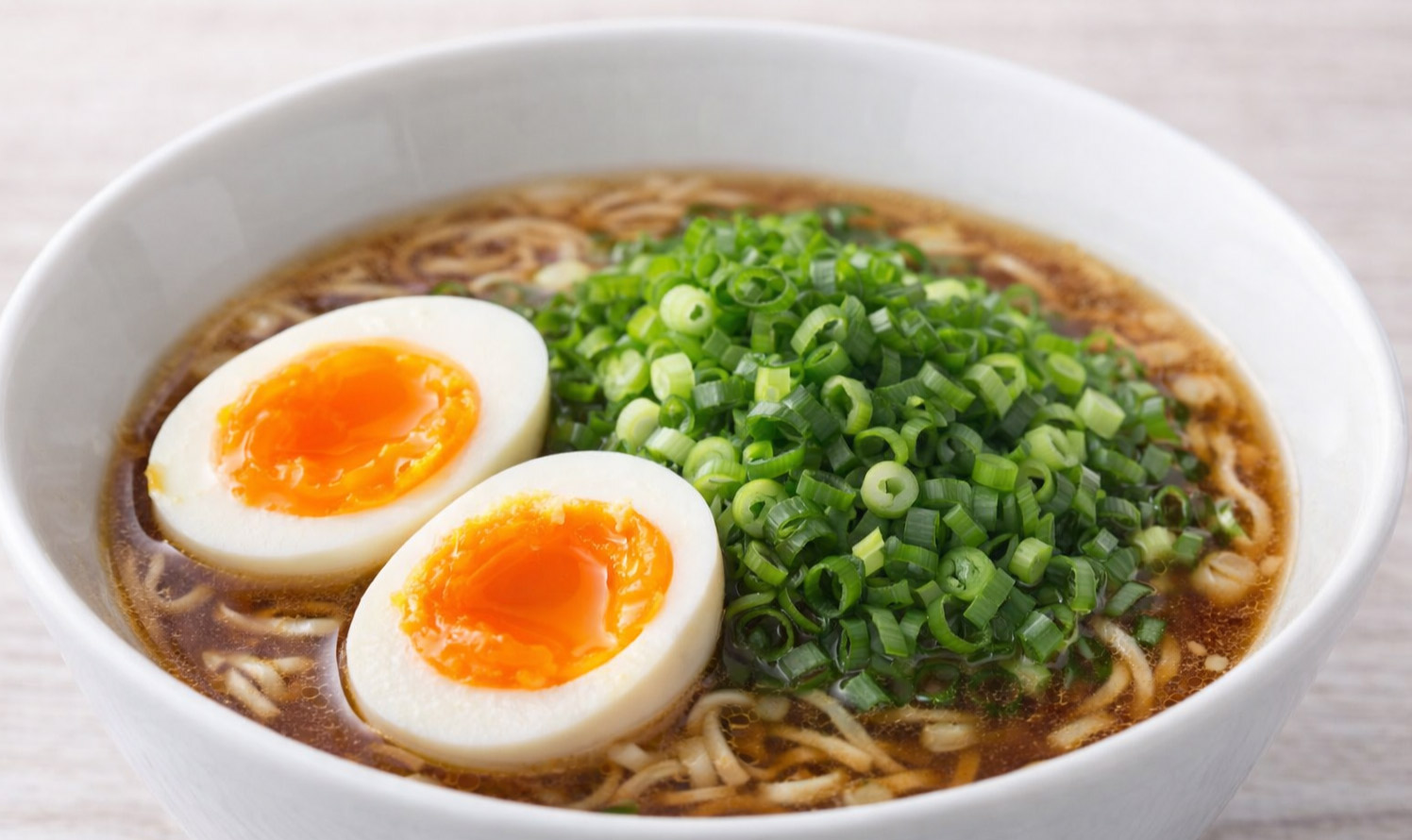 半熟卵＋青ねぎ